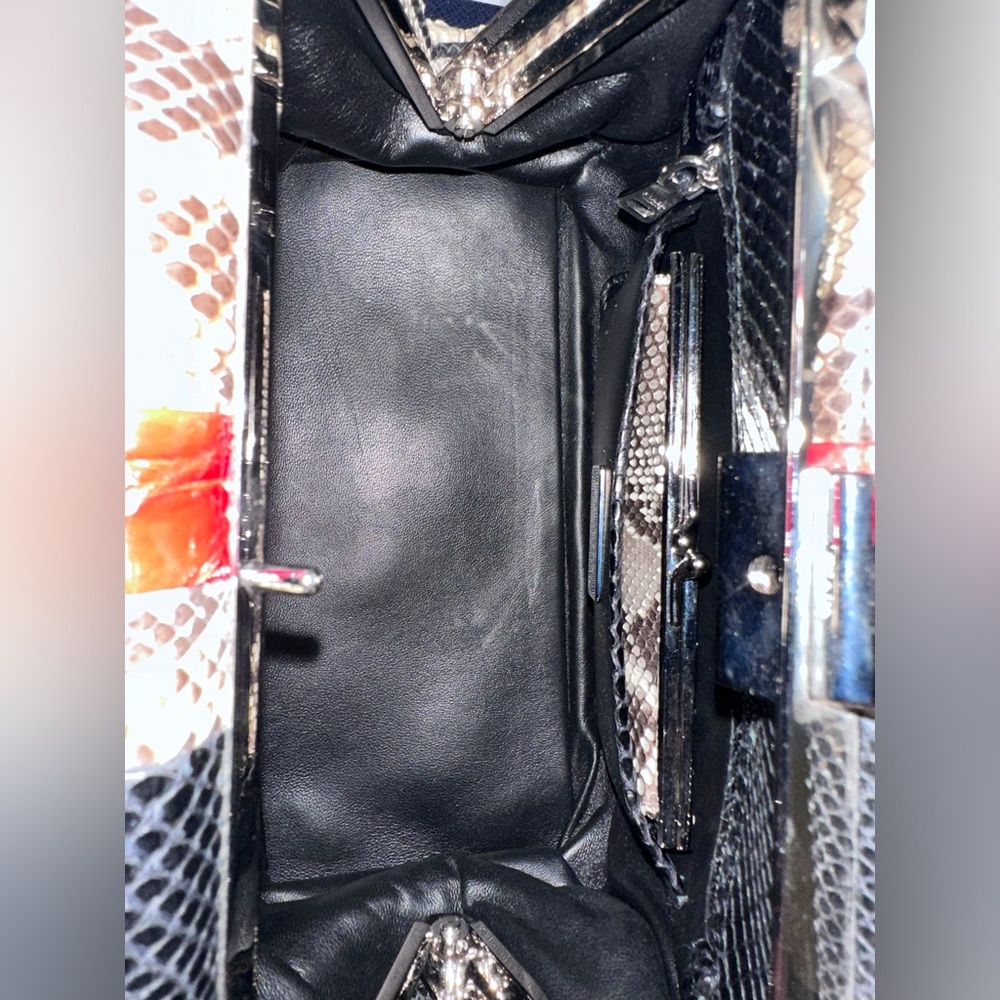 NWT RARE PRADA BAG - Genuine Crocodile, Python, & Leather - Picture 11 of 11
